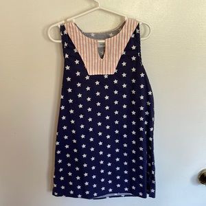 Petit peony girls patriotic tunic dress